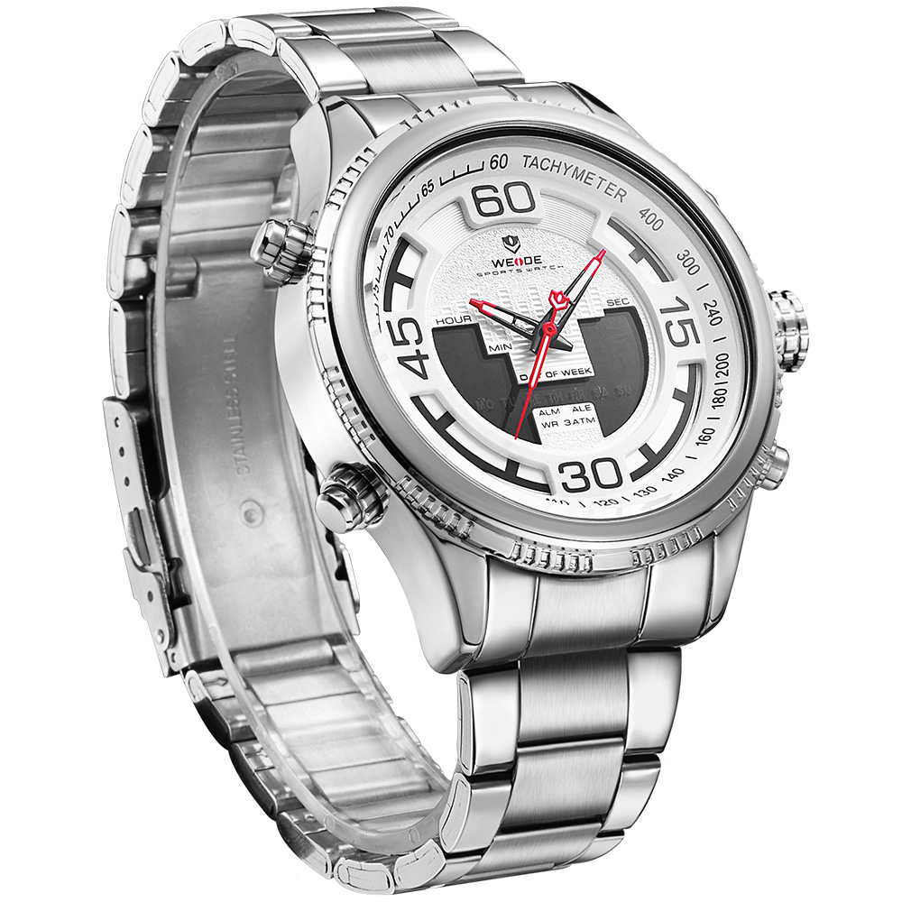 Weide Jam Tangan Analog Strap Stainless Steel - WH6306 