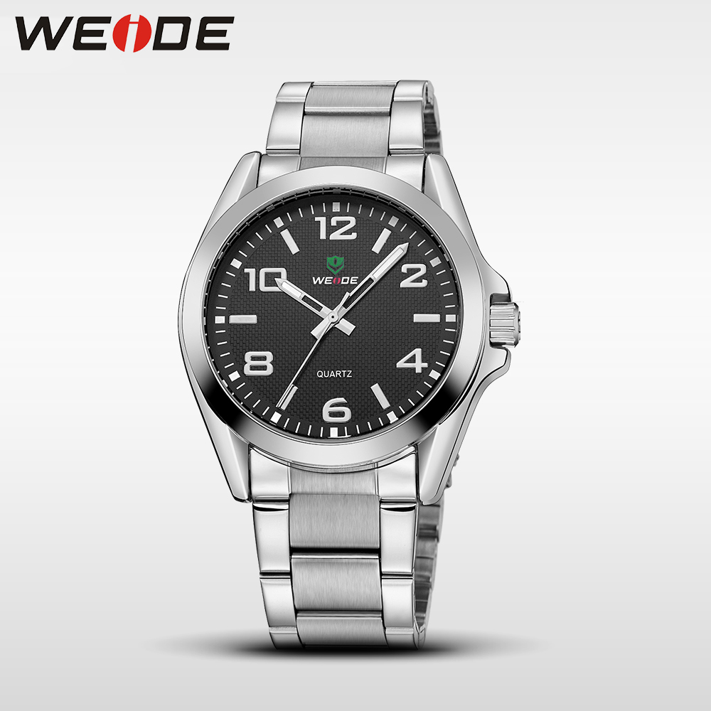 Weide Jam Tangan Analog Pria - WH801 - Silver Black