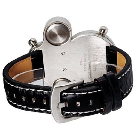 Oulm Mechanical Analog Quartz Men Leather Band Fashion 