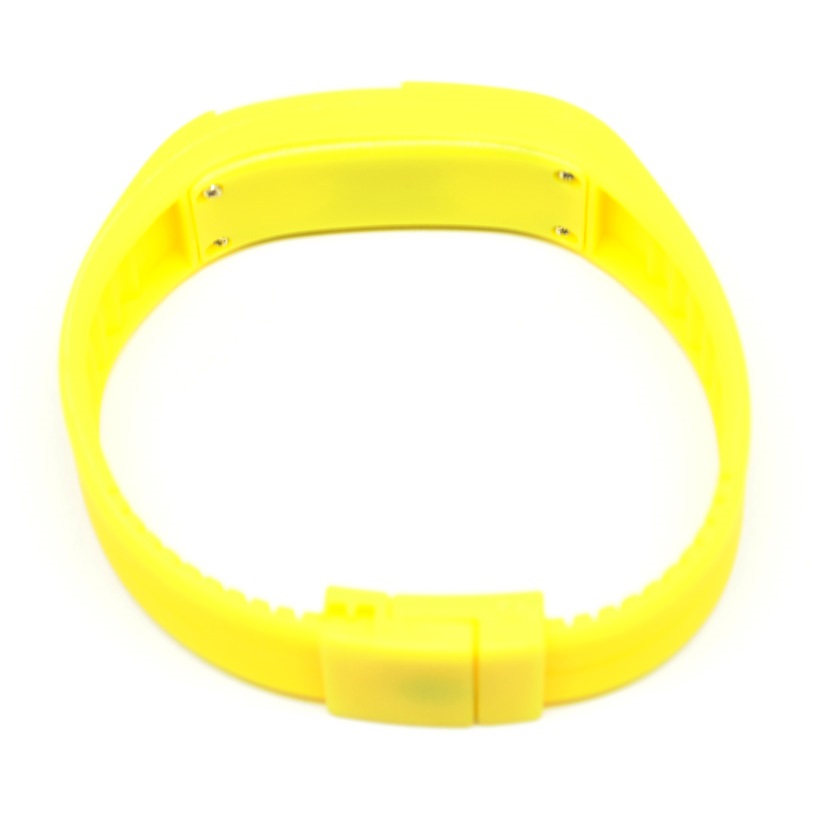 Jam Tangan LED Gelang Sport No Logo - Yellow 