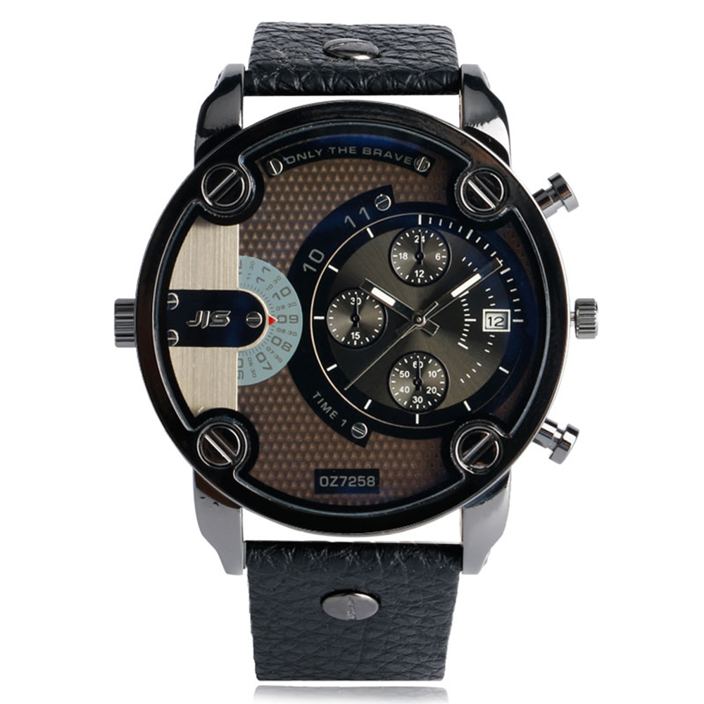 Jis Luxury Jam Tangan Analog Oz7258 Black