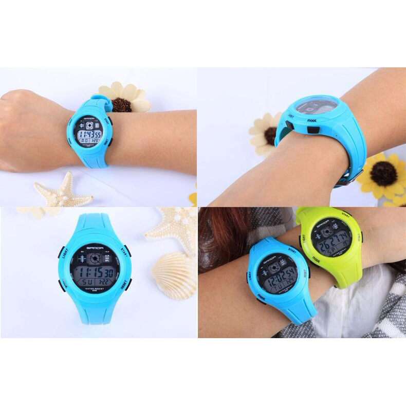 SANDA Jam Tangan Sporty Anak - SD-331 - Black 