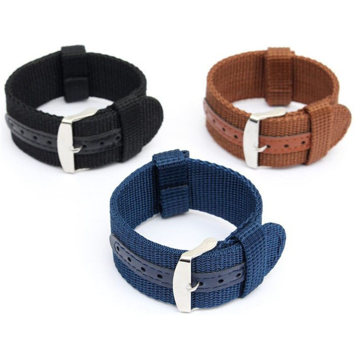  Strap Jam  Tangan Model Military Army Nylon 20mm 2750mxgq 