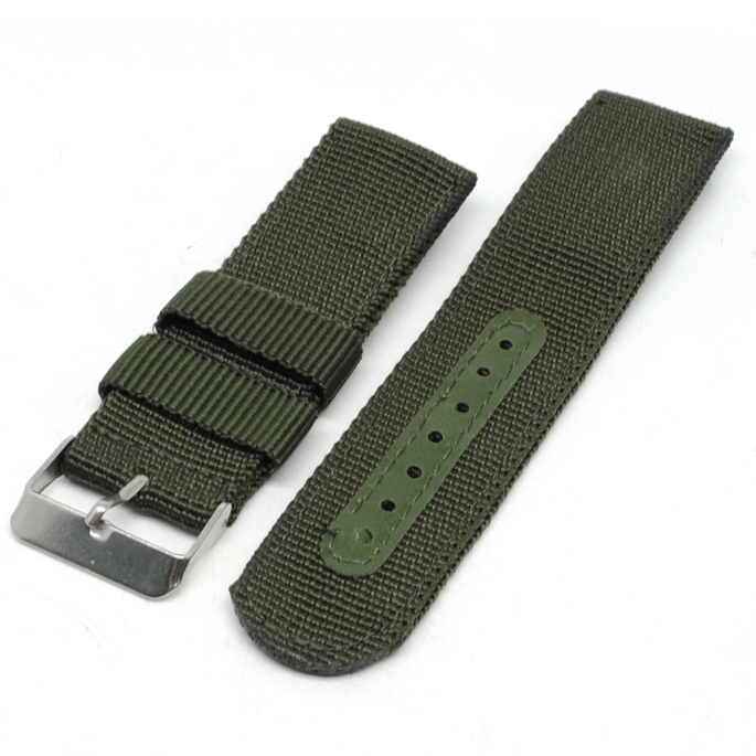  Strap Jam  Tangan Model Military Army Nylon 22mm 2750mxgq 