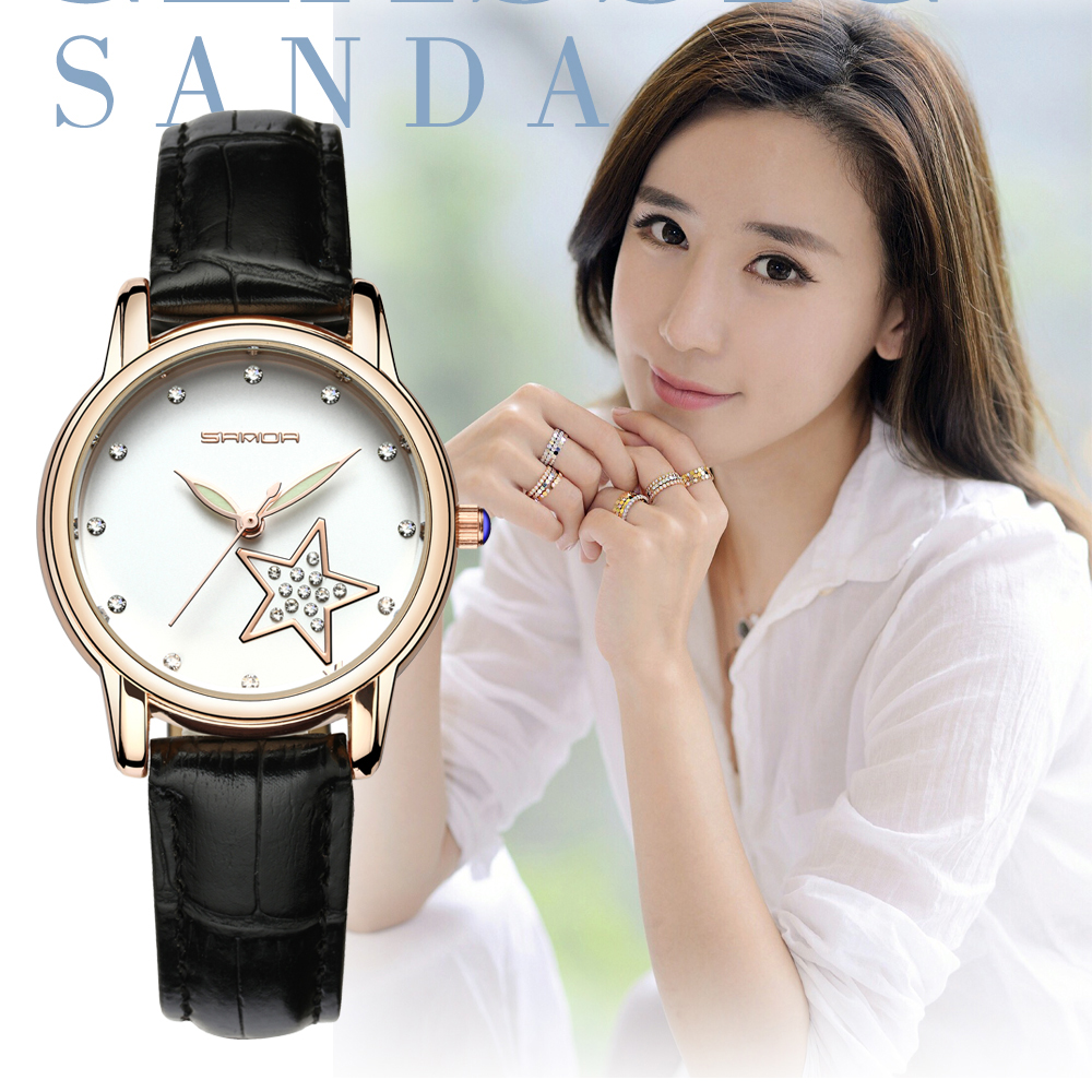 Sanda Jam Tangan Analog Wanita - SD-P200 - Red 