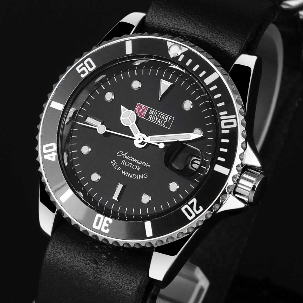 Military Royale Jam  Tangan  Analog Automatic  MR105 107 