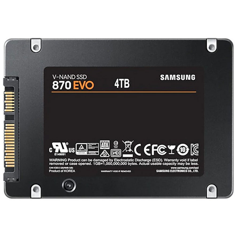 Samsung SSD  870 EVO SATA III 2  5  Inch  4TB MZ 77E4T0BW 