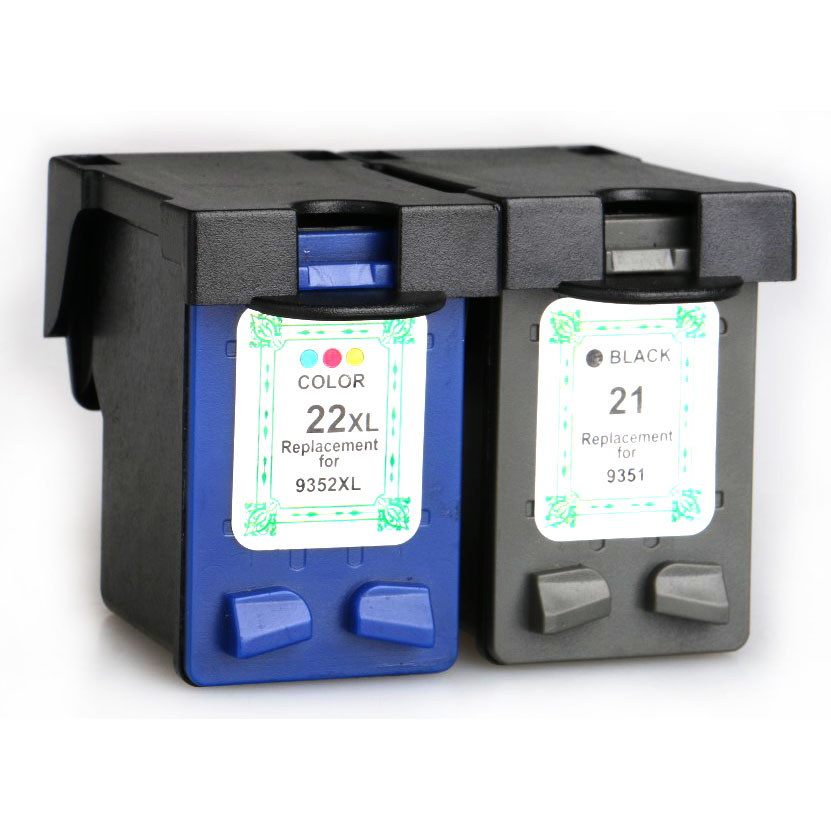 Replacement Printer Ink Cartridge HP H-21XL Black Face 