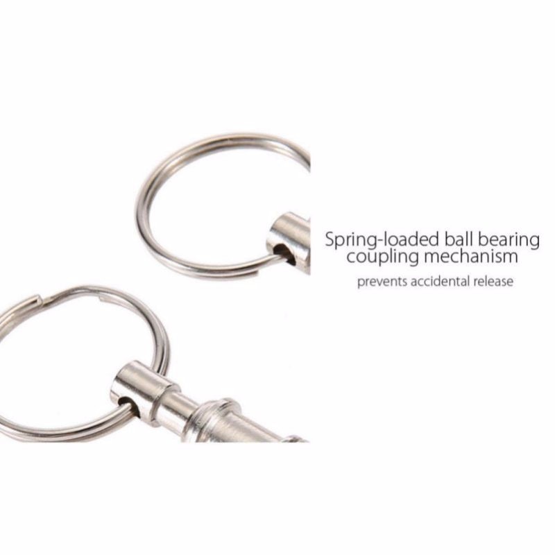 Forfar Gantungan Kunci EDC Key Ring Carabiner Snap Lock 