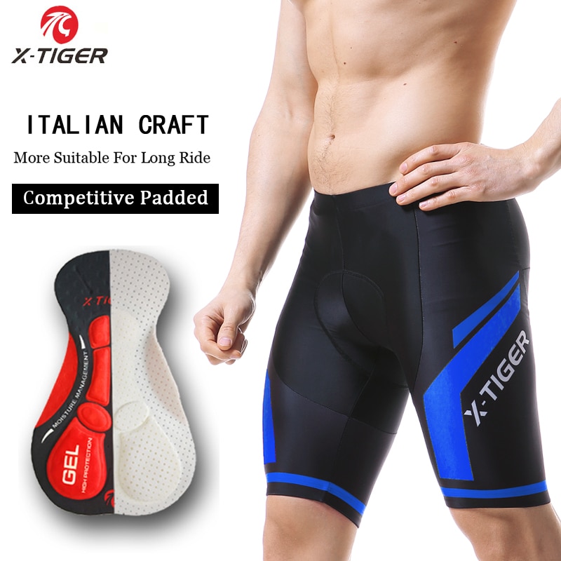 X TIGER Celana  Sepeda  Cycling  Short dengan 5D Breathable 