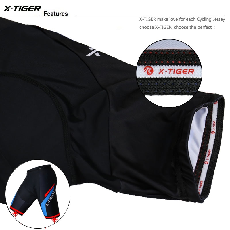 X TIGER Celana  Sepeda  Cycling  Short dengan 5D Breathable 