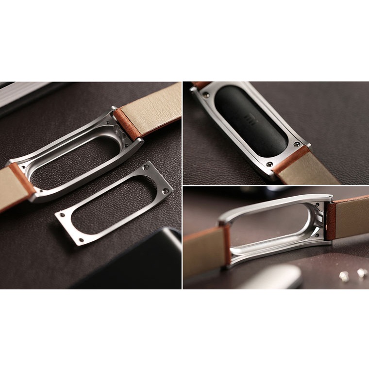 Leather Strap Option for Xiaomi Mi Band & Mi Band 1s (OEM