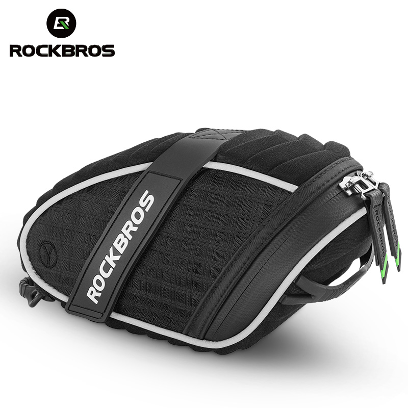  Rockbros  Tas  Sepeda  3D Shell Waterproof Black 