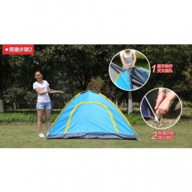 Automatic Speed Open Camping Tent / Tenda Camping - Blue - 7