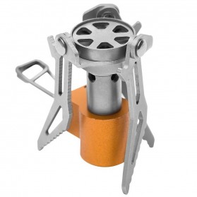 Fire Maple Portable Titanium Micro Camping Stove - Yellow with White Side - 2