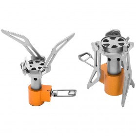 Fire Maple Portable Titanium Micro Camping Stove - Yellow with White Side - 5