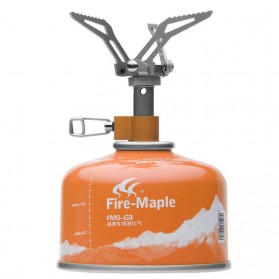 Fire Maple Portable Titanium Micro Camping Stove - Yellow with White Side - 8