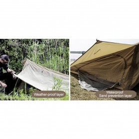 Tenda Camping Ultralight Double Layer Waterproof - Green - 5