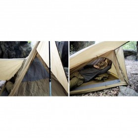 Tenda Camping Ultralight Double Layer Waterproof - Green - 8
