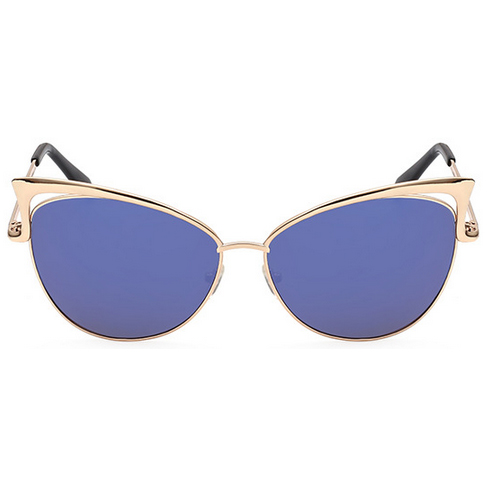  Kacamata  Cat  Eye  Polarized Golden Blue JakartaNotebook com