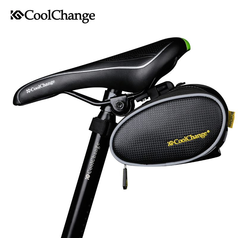  CoolChange  Tas  Jok Sepeda  Saddle Safety Bag Black 