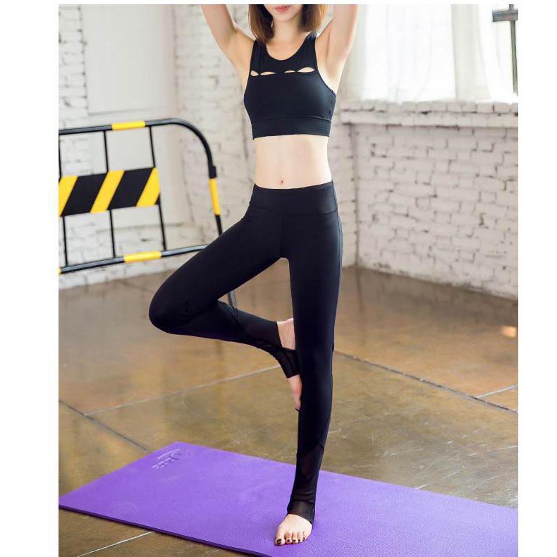  Celana Legging Gym  Fitness  Yoga Wanita Size L Black 