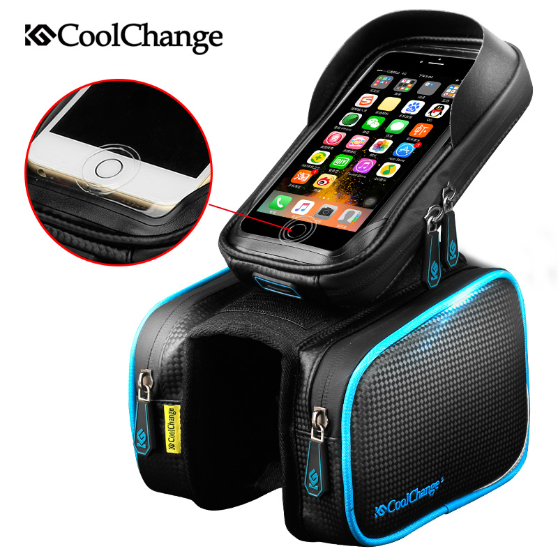  CoolChange  Tas  Sepeda  Fingerprint Support Smartphone 6 