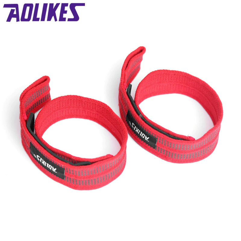 Aolikes Strap Tangan Angkat Beban Anti Slip Strap Weight