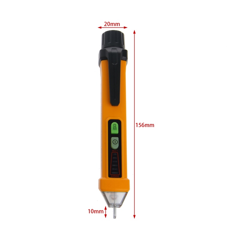  Tester  Pen Voltase Listrik  Non Kontak Peak Meter dengan 