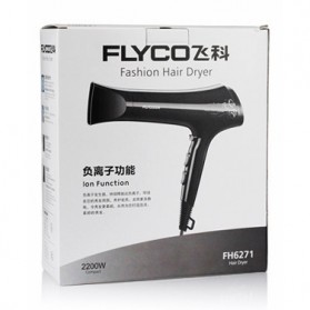 Flyco Fashion Hair Dryer - FH6271 - Black - 5