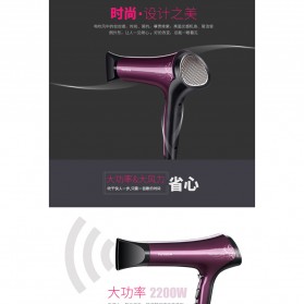 Flyco Fashion Hair Dryer - FH6271 - Black - 8