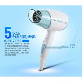 Flyco Fashion Hair Dryer - FH6223 - White - 10