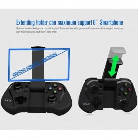 Ipega Wireless Bluetooth Game Controller Gamepad with Nibiru Solution for Android - PG-9052 - Black - 4