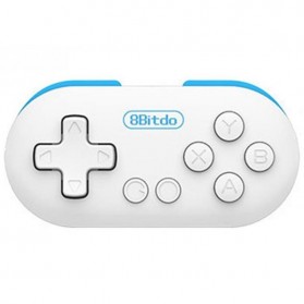 8Bitdo Zero Mini Portable Bluetooth Gamepad - White - 1