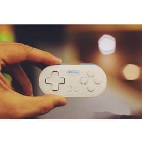 8Bitdo Zero Mini Portable Bluetooth Gamepad - White - 8