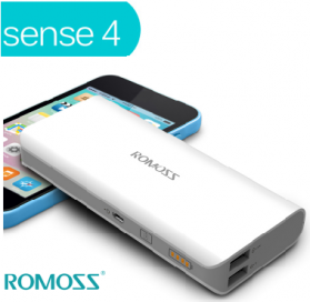 Romoss Sense 4 Power Bank 10400 mAh (OEM) - White - 4