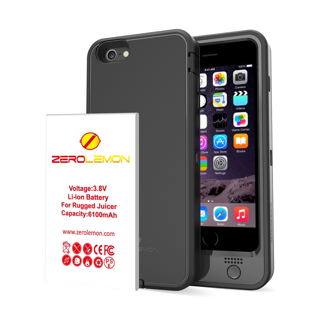 ZeroLemon Zero Shock iPhone 6 Plus Battery Charging Case 