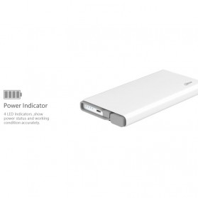 Hame QC1 Power Bank 2 Port 10000mAh Qualcomm Quick Charge 2.0 - White - 10