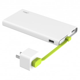 Hame X2 Power Bank 2 Port USB 10000mAh - HAME-X2 - White - 2