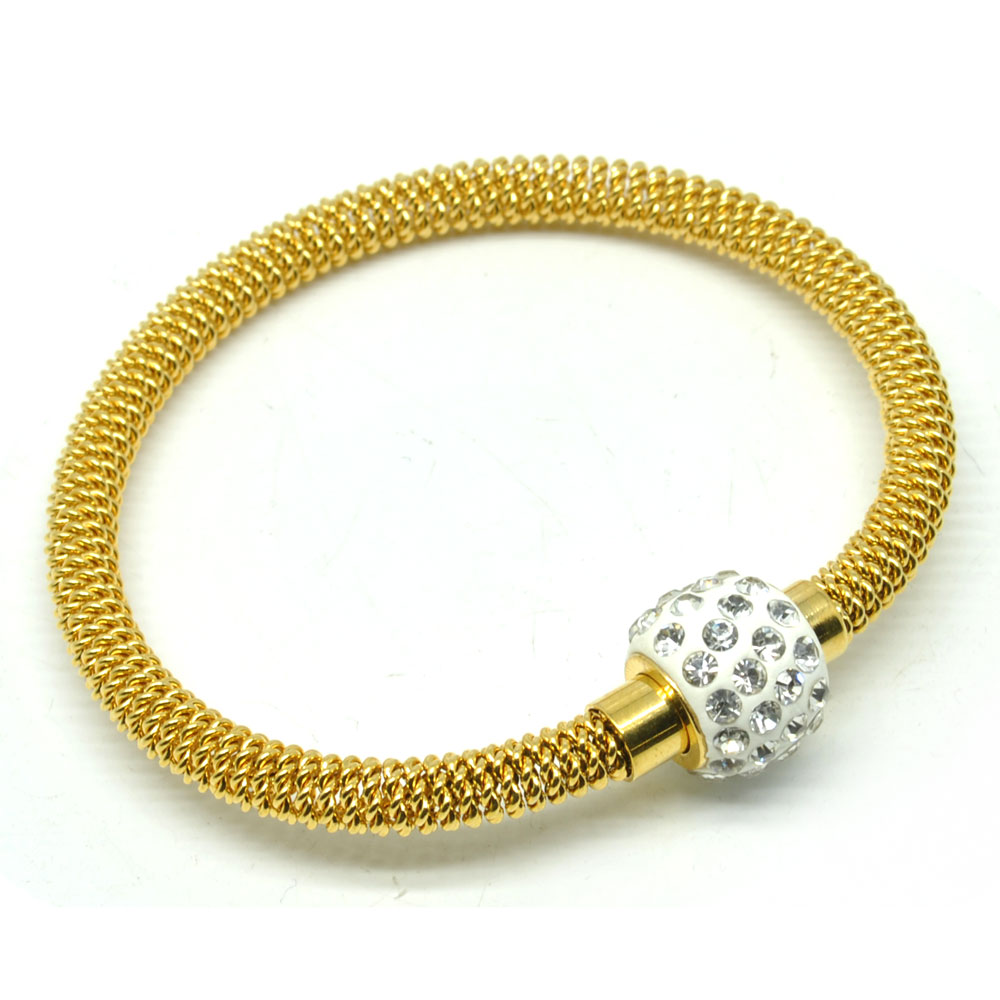  Gelang  Bangles Wanita  18K Gold Plated Metal Chain Bracelet Golden JakartaNotebook com
