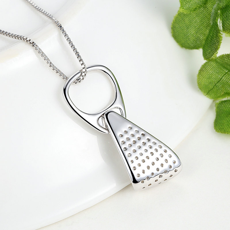 Kalung Wanita Platinum Crystal - Silver - JakartaNotebook.com