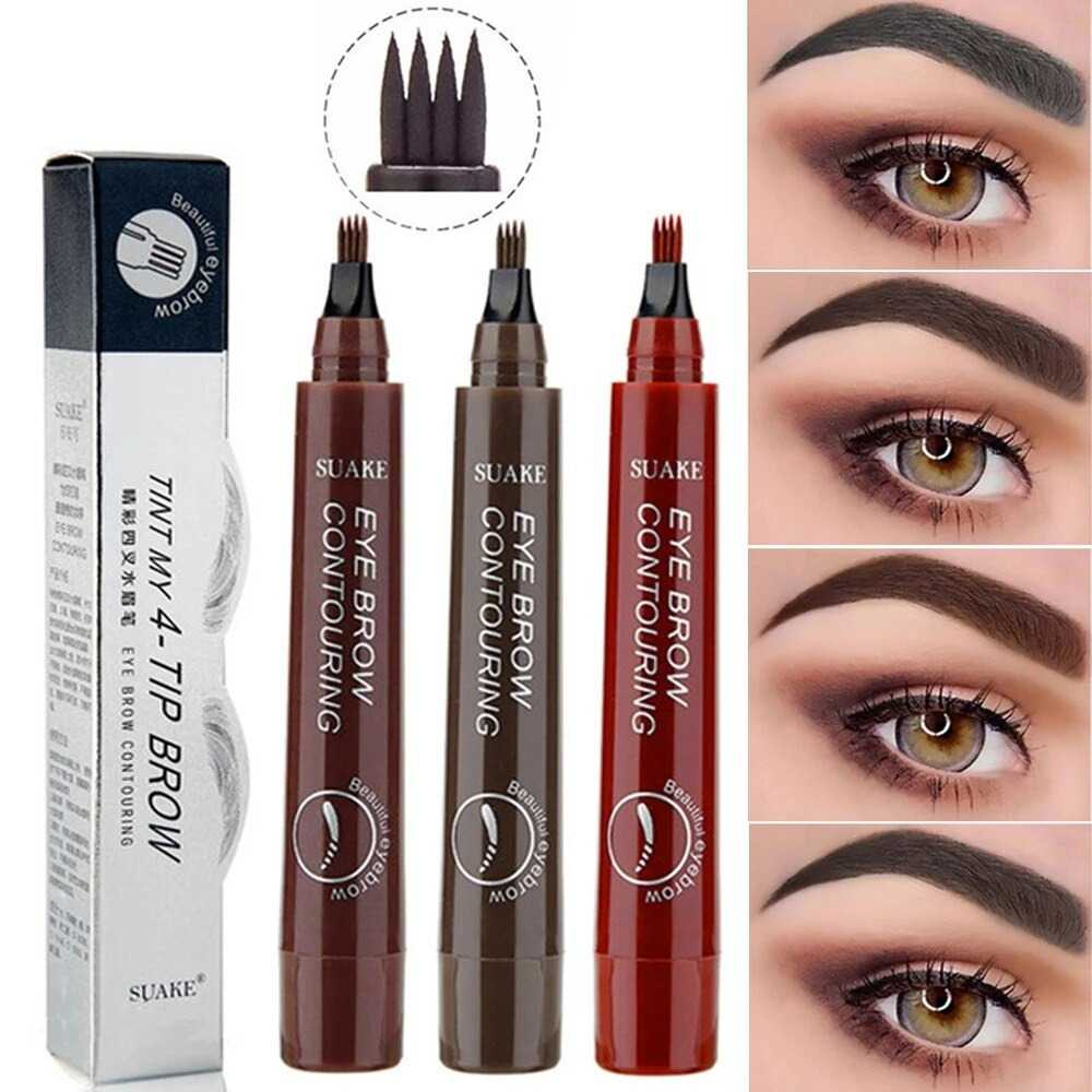 Suake Pensil Alis Microblading Eyebrow Tattoo Pen Waterproof Ygzwbz Gray