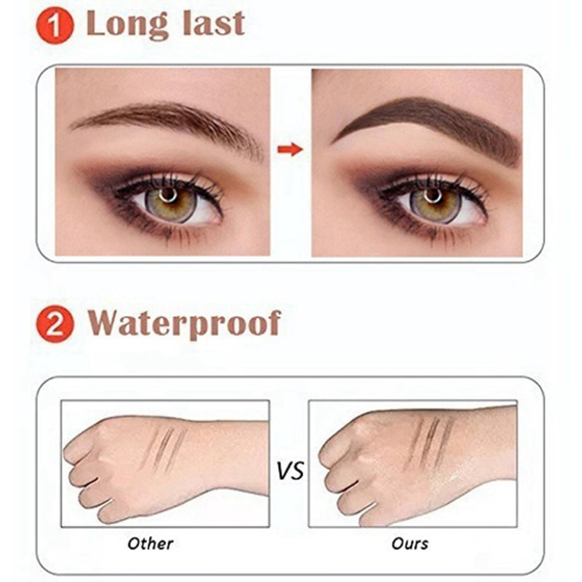 SUAKE Pensil  Alis  Microblading Eyebrow Tattoo  Pen 