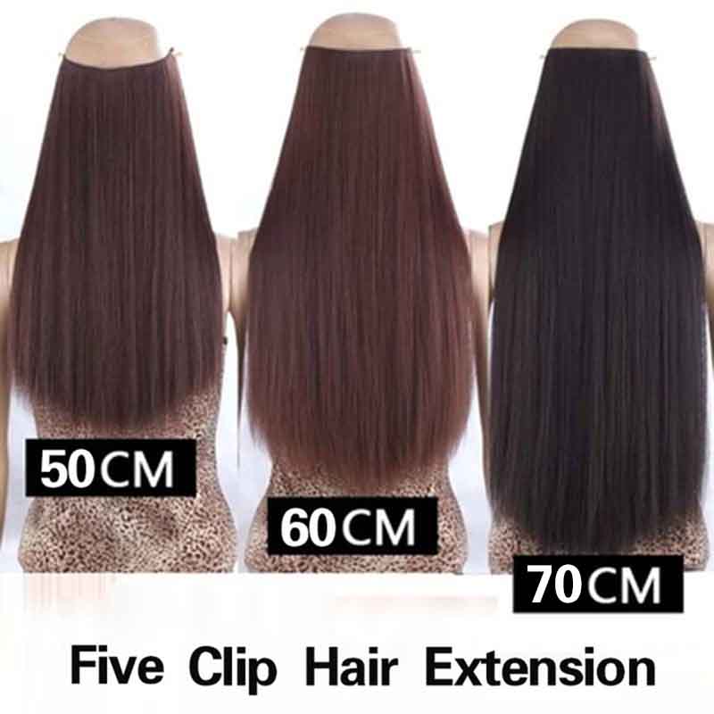 dark brown clip in hair extensions