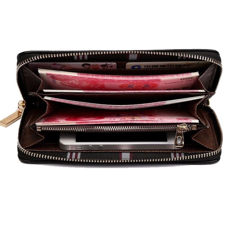 Gambar produk Wallach Dompet Pria Men Wallet Clutch Leather Long Zipper - 0610