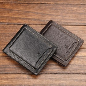 Baellerry Dompet Pria PU Leather D2361 Black 