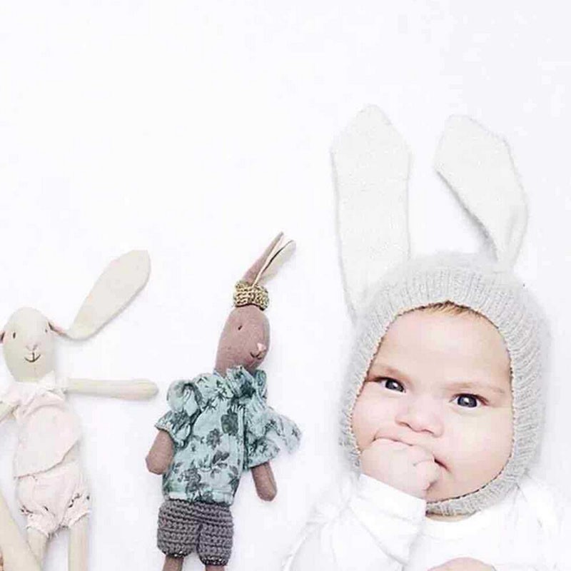  Topi  Kupluk Bayi Lucu  Model Bunny Ear Beanie Hat 131 