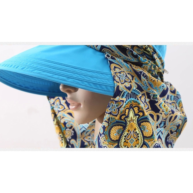  Topi Wanita  Anti UV Summer Style Orange 