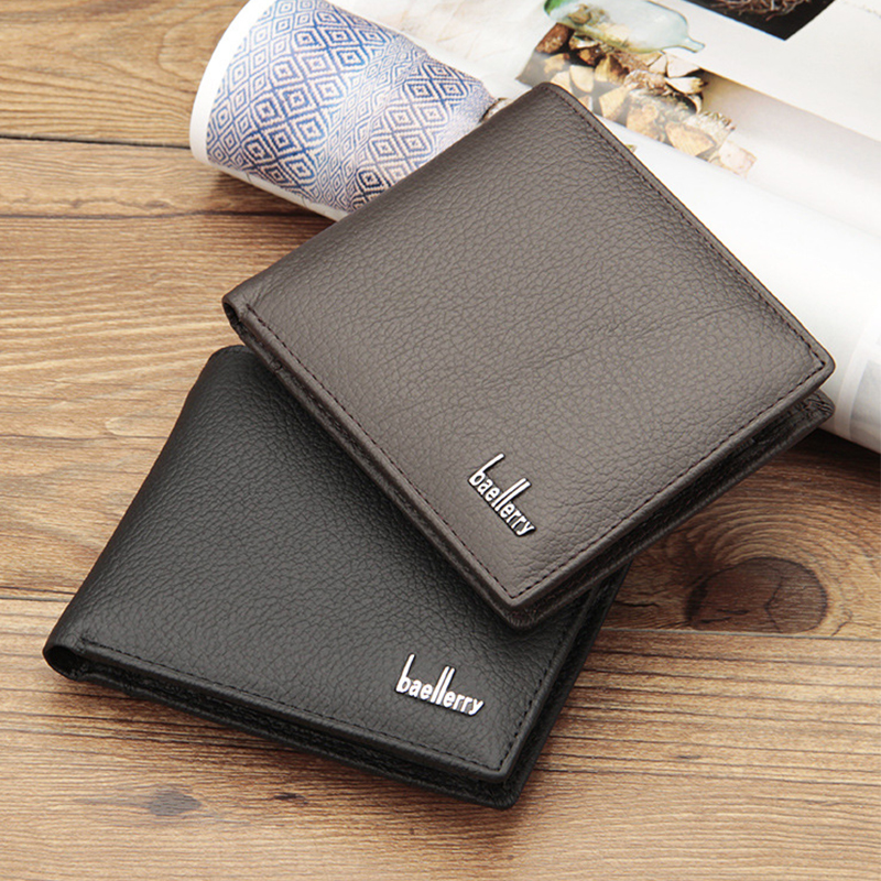 Baellerry Dompet Pria Bahan Kulit BAE127 Black 