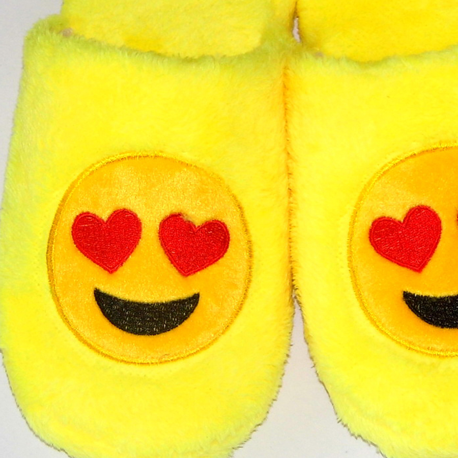 Sandal Rumah Selop Wanita Emoji Cute Home Slipper Size 42 43